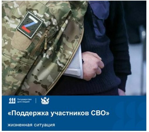 На региональном портале электронных услуг доступен сервис «Поддержка участников СВО».